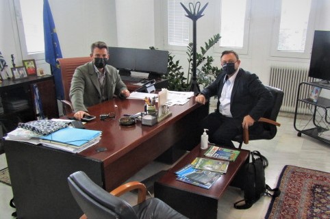 Επίσκεψη του ειδικού γραμματέα του Υπουργείου Μετανάστευσης και Ασύλου κ. Κωνσταντίνου στον Δήμο Ζηρού